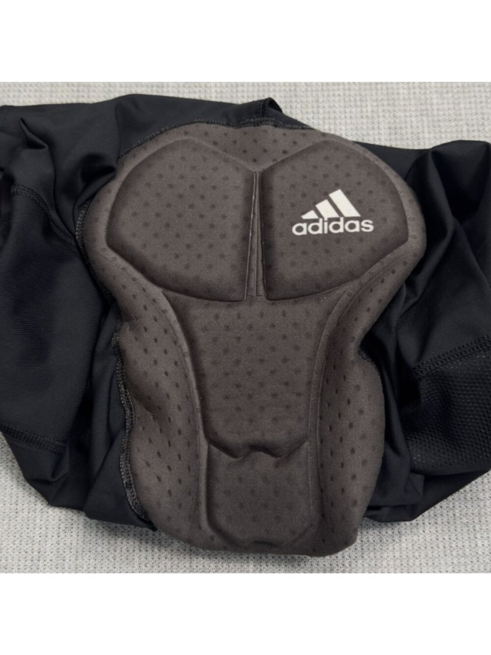 Adidas Black Cycling Shorts Womens Size 2X Tights Padded Seat Compression NEW - Picture 3 of 16